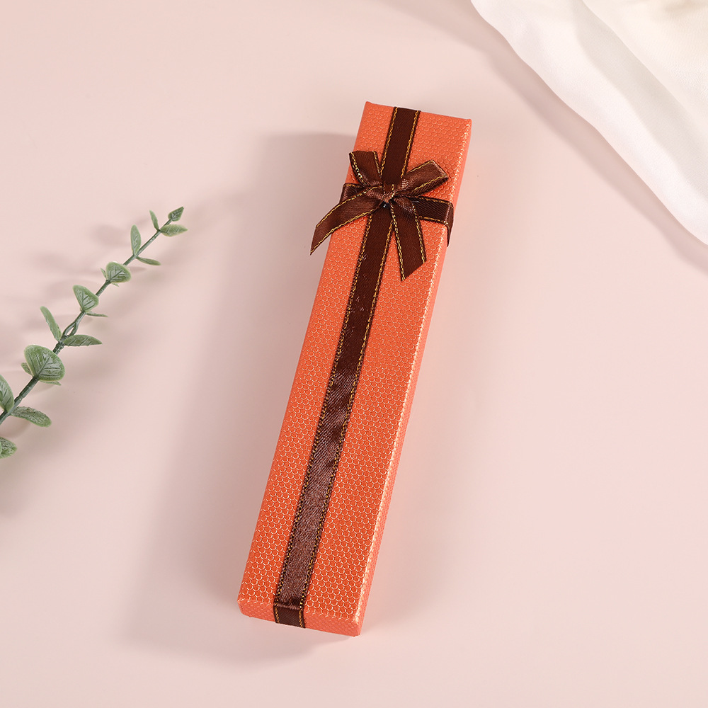 Fábrica directa nueva caja de regalo de madera collar pinzas de cabello caja de embalaje de joyería regalo de cumpleaños caja de regalo de arco creativa