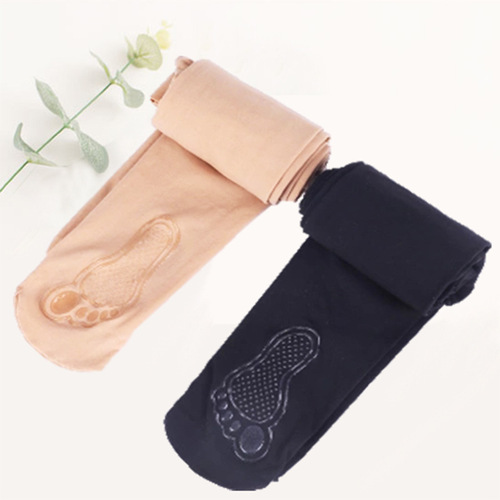 Leggings with magic steel wire, invisible leg cover for thinning legs, suitable for spring and summer, anti-snagging, flesh-colored base, slight compression, black stockings for women