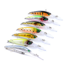 Lure Floating Minnow Bionic Bait 9.4cm / 6.2g Hard Bait for Spearfishing & Slow-Sinking Sea Fishing