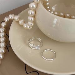 不規則戒指女開口調節小眾時尚韓系設計感極簡ins風獨特新品手飾