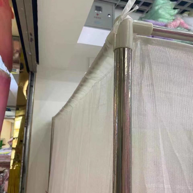 老式蚊帐家用特密棉纱传统穿竹穿杆方顶单开门学生宿舍床加厚|undefined