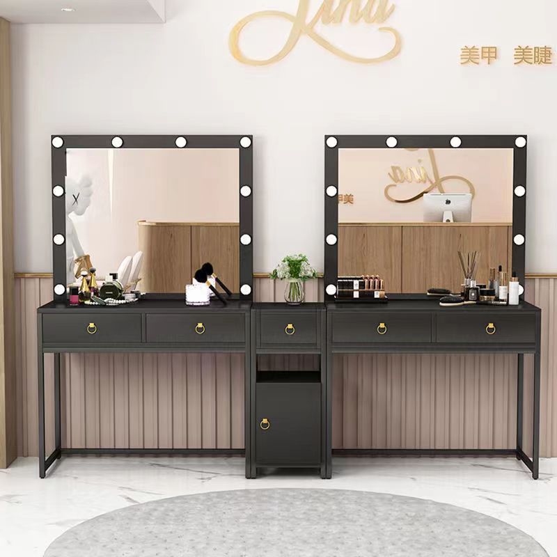 Makeup Table with Light, Internet Celebrity Photo Studio Makeup Table with Light, Makeup Wedding Dress Shop Dressing Table, Professional Makeup Artist Beauty Salon