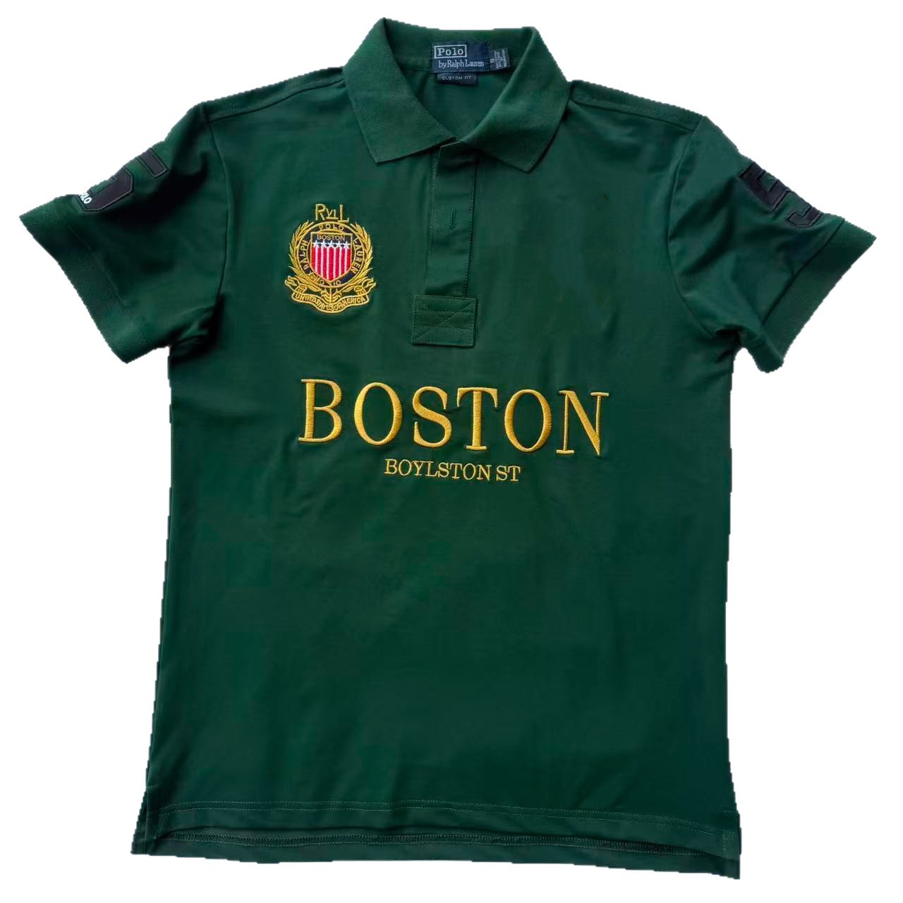 Polo Ralph Lauren Shirt Boston Boylston St Green