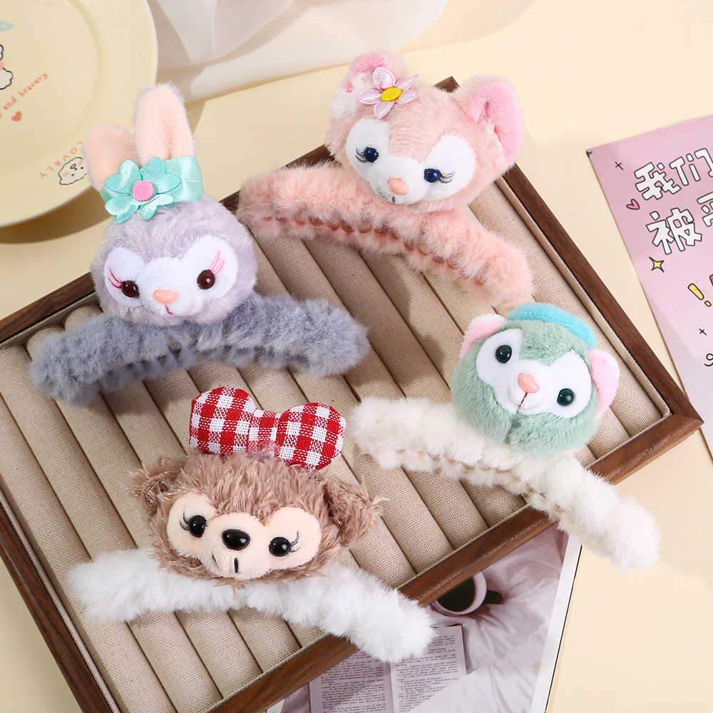 Otoño y invierno StarDaiLu cabello bandas de cabello orejas bandas de cabello dulce niña adorable conejo lavado de cara prensado joyas para el cabello