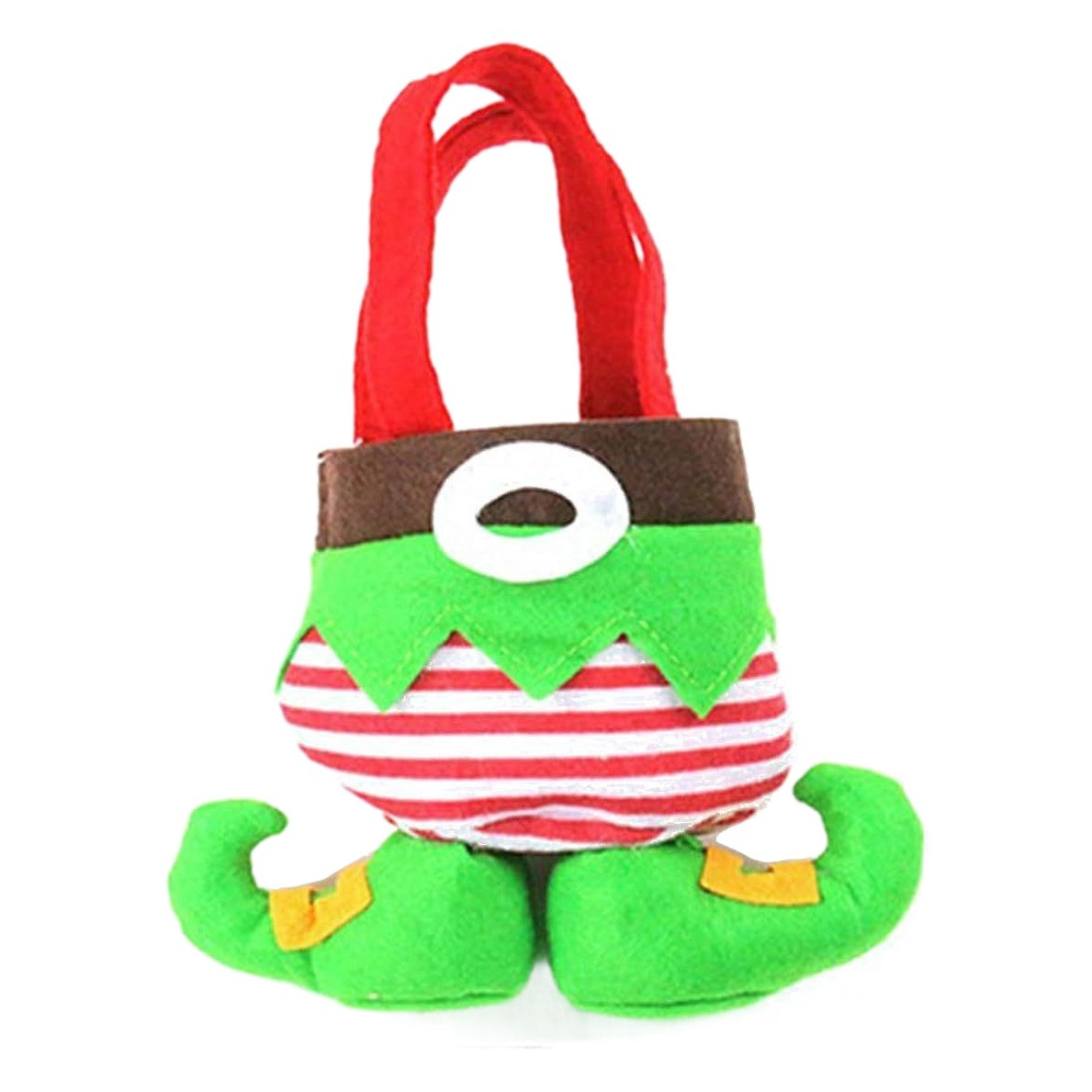 Nueva bolsa de dulces navideños transfronterizos bolsa de regalo bolsa de elfo colgante de decoración navideña no tejida