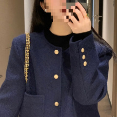 法式复古气质小香风长袖外套女秋季新款小众短款宽松显瘦上衣