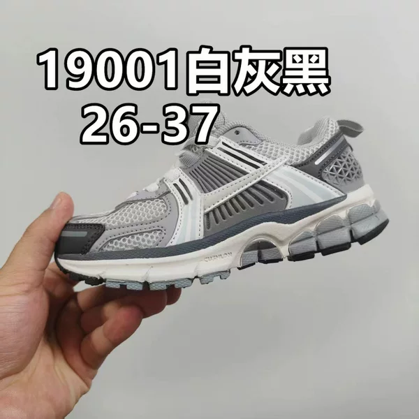 Summer Putian Nk Zoom Vomro5 Kidsren's Shoes with Elastic Straps for Boys and Girls V5 Anti-Slip Sports Shoes Factory