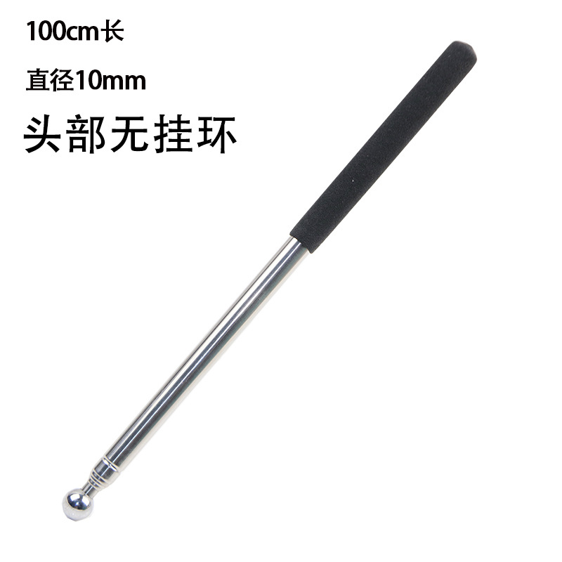 Guía turística retráctil mano fija 2 m bandera 1 m al aire libre engrosse contraído bandera 3 m latigaz 2.5