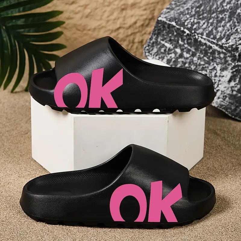 검은색 신발-핑크 OK