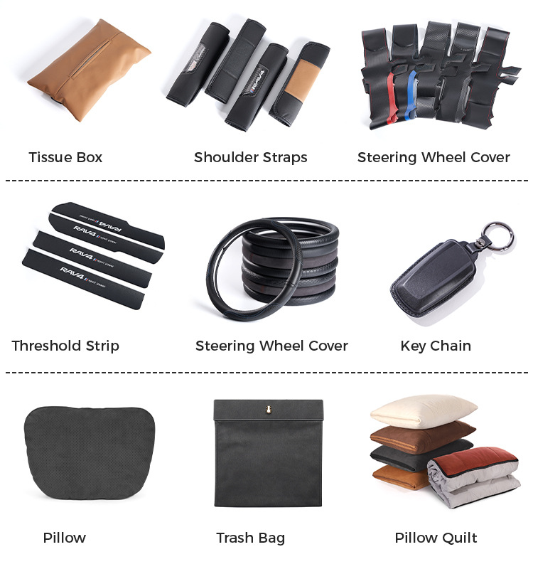 Suitable for 18-21 Toyota Camry armrest box cover central storage box protective cover leather pad Interior decoration