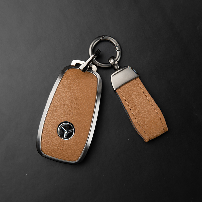 Suitable for Mercedes-Benz Maybach S480 Key Cover, G500 High-End Gls450 Car S400L Shell, S-Class 450L Leather Buckle
