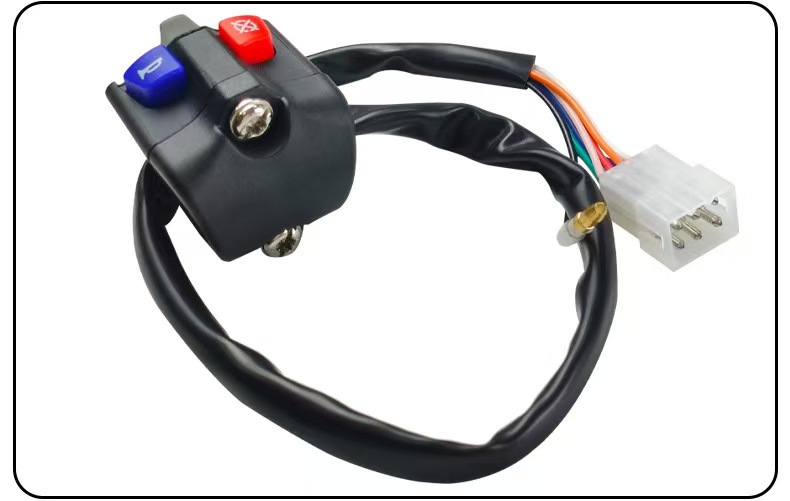 Off-Road Motorcycle Modification Parts Original Switch Suitable for Ktm High/Low Beam Switch Ignition and Shutdown Button