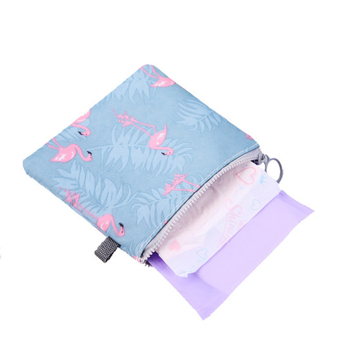 New Product Zipper Sanitary Pouch, Sanitary Pad Pouch, Menstrual Pad Small Storage Bag, Menstrual Cup Organizer, Dustproof Storage Bag
