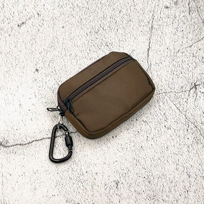 wallet, card holder, children's small bag, Static Rod/Key Bag - 211-coffee-with-quality-hook-and-lanyard