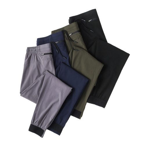 Men's sports trousers spring and autumn thin running fitness training leggings men's casual loose breathable quick-drying trousers