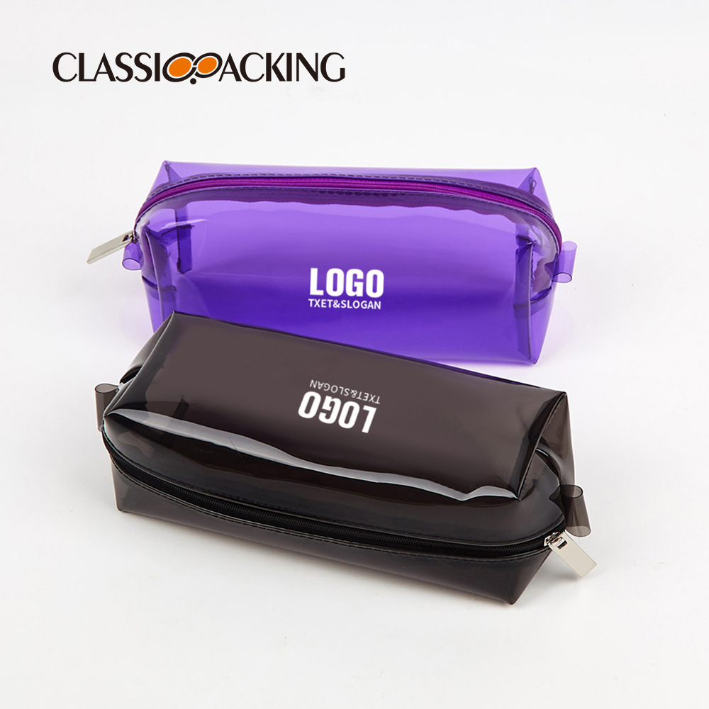 Bolsa de lavado de belleza al por mayor de fábrica TPU material transparente impermeable bolsa de cosméticos Portátil Bolsa de almacenamiento de cuidado de piel de viaje