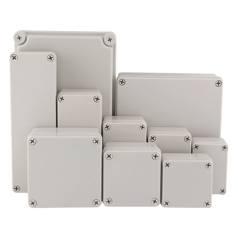 Наружная водонепроницаемая распределительная коробка Наружная пластиковая распределительная коробка для контроля безопасности Выключатель питания Обработка с открытым отверстием водонепроницаемая коробка