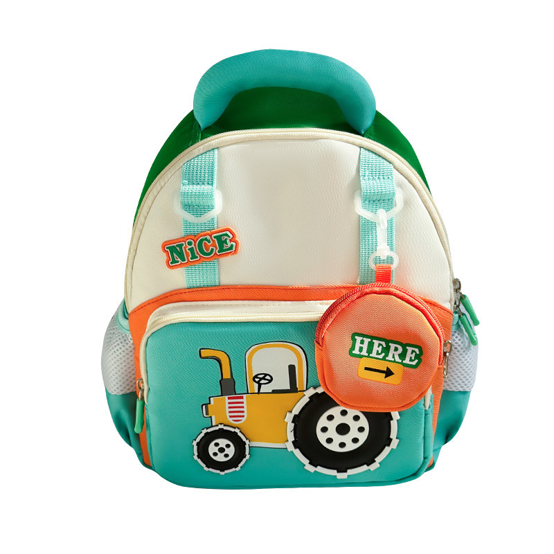 Mochila de jardín de infantes de dibujos animados Mochila de niños de clase media y pequeña Mochila de niños de 3 a 5 años Mochila de preescolar