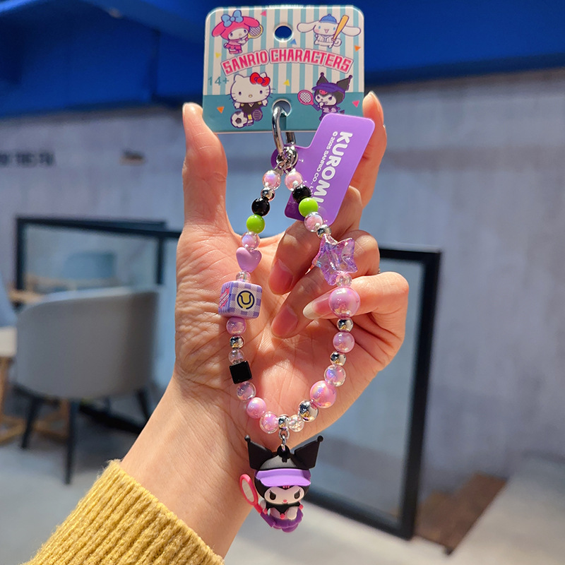 2026年新作正規品サンリオクロミぬいぐるみキーホルダー女性向け可愛いハローキティぬいぐるみカメラ小物