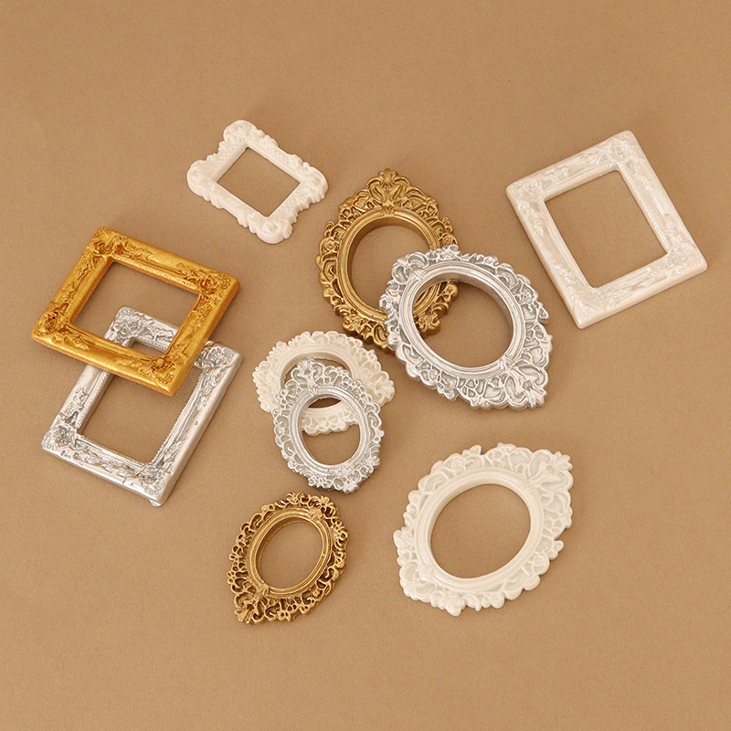 doll house simulation mini retro miniature photo frame handmade diy photo decoration micro landscape wall creative ornaments