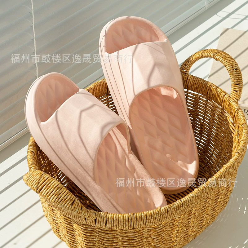 Ступать на фекалии тапочки дамы трансграничный новый интерьер дома EVA пара ванная комната противоскользящие летние тапочки мужчины носить на улице