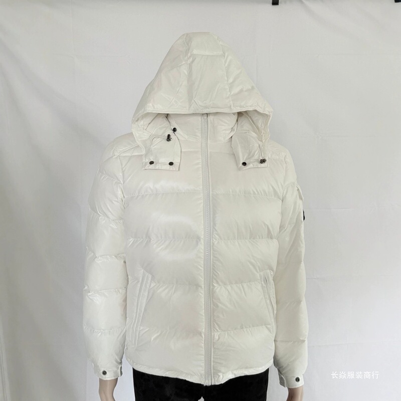 Maya Down Jacket, a unisex hooded down jacket for autumn and winter, is windproof and provides warmth