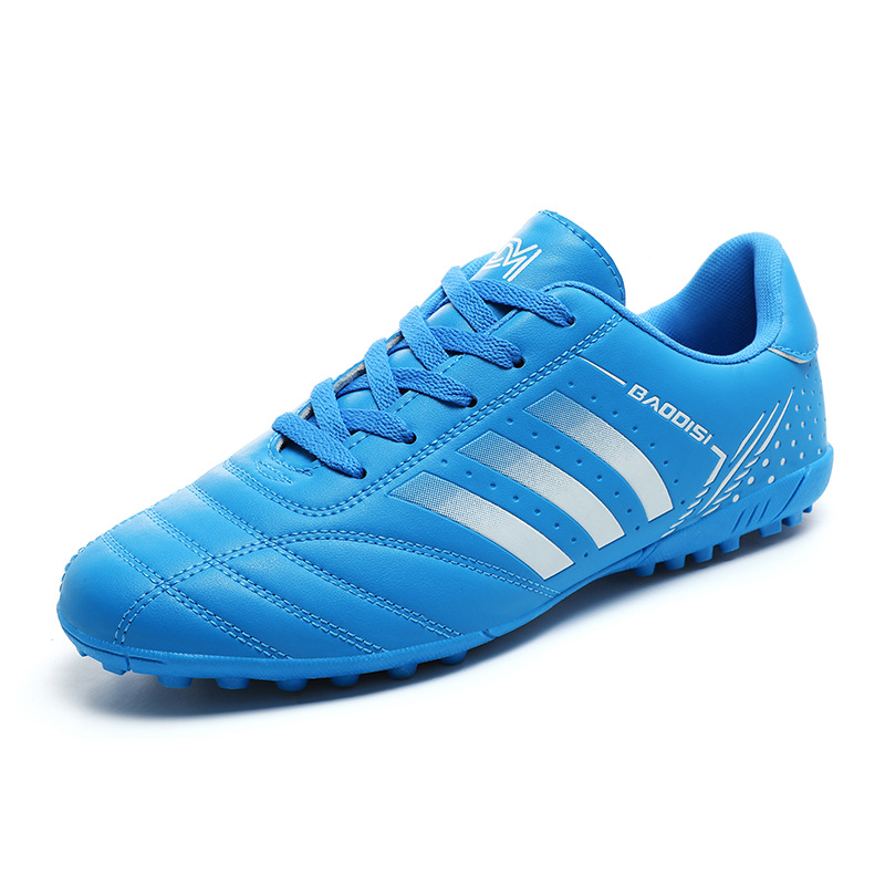 Zapatos de fútbol de clavos largos, zapatos de entrenamiento de moda para adultos anti-deslizante de altura baja para hombres y mujeres, zapatos deportivos de tamaño grande, ventiladores y amortiguadores