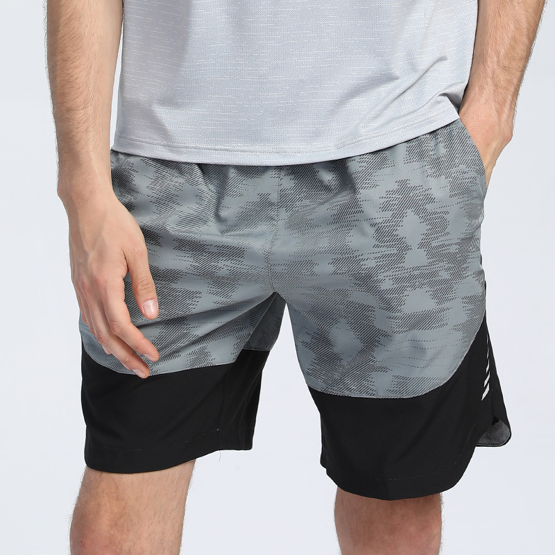 Pantalones cortos deportivos casuales de verano Bird del mismo estilo para hombres de secado rápido transpirable de una sola capa de fitness corriendo pantalones de cinco puntos en stock