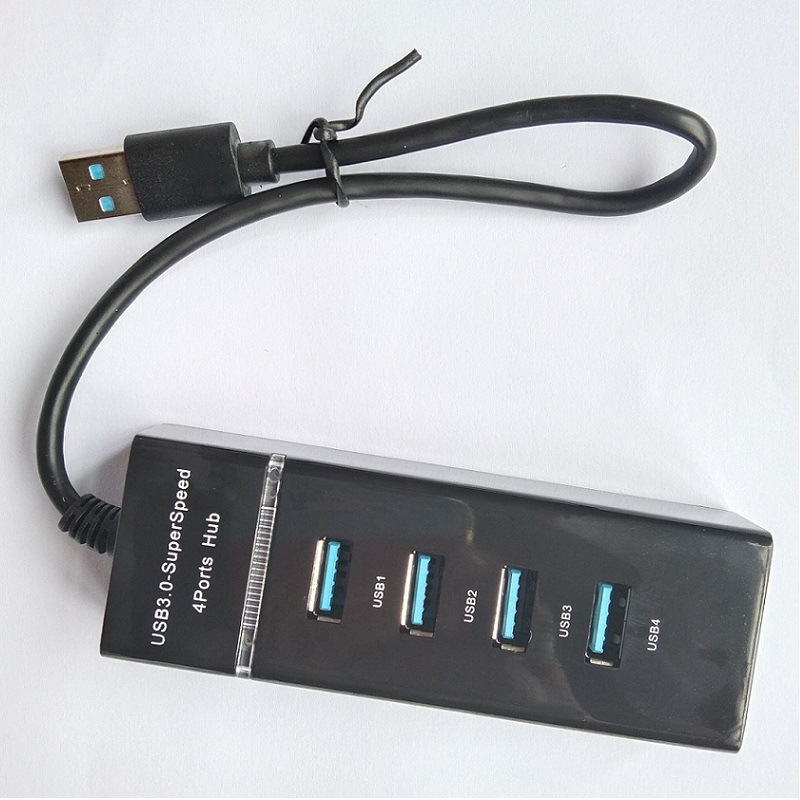 Usb3.0ノートパソコンのデスクトップ拡張烏一牽引七一牽引四hub集線器1.2メートル線長|undefined