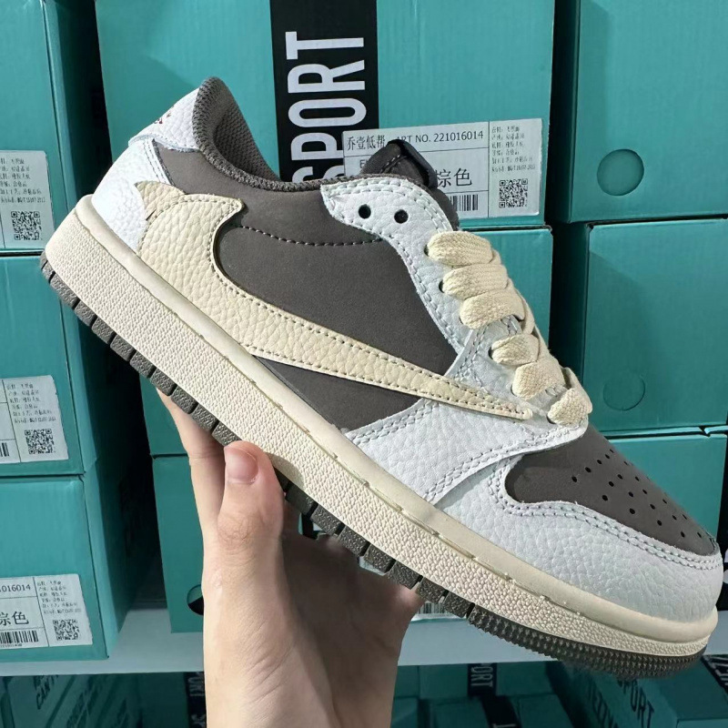 Nike Official Putian Aj1 Low-Top Barb White Brown White Blue Black Sneakers Joe 1 Men's and Women's Shoes Casual Dunk Sb Sports Nike Official Putian Aj1 Low-Top Barb White Brown White Blue Black Sneakers Joe 1 Men's and Women's Shoes Casual Dunk Sb Sports