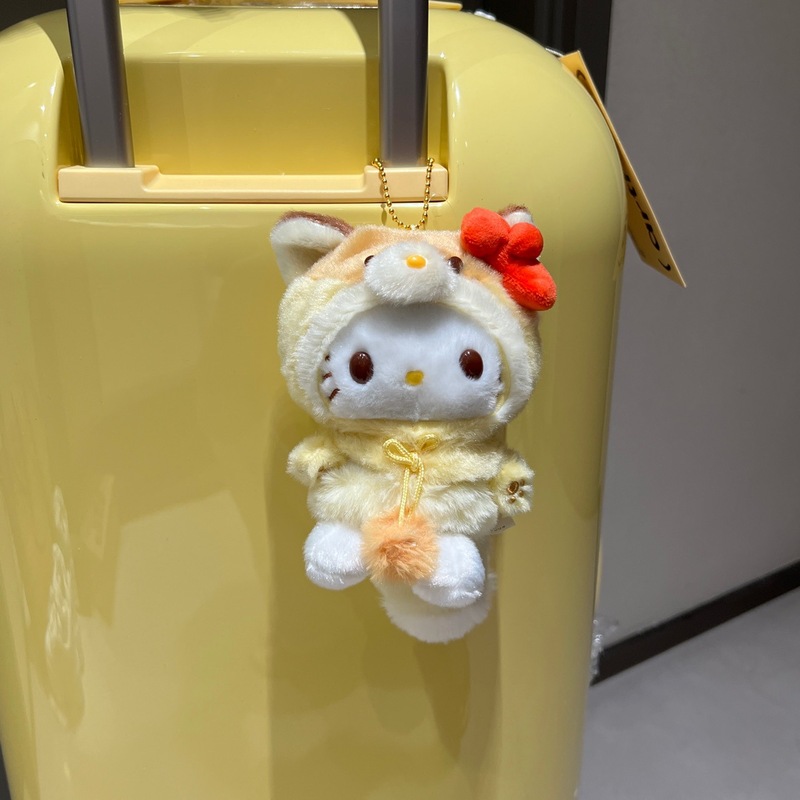 秋の森女装キツネハローキティバッグペンダントぬいぐるみハローキティキーホルダーバッグペンダント|undefined