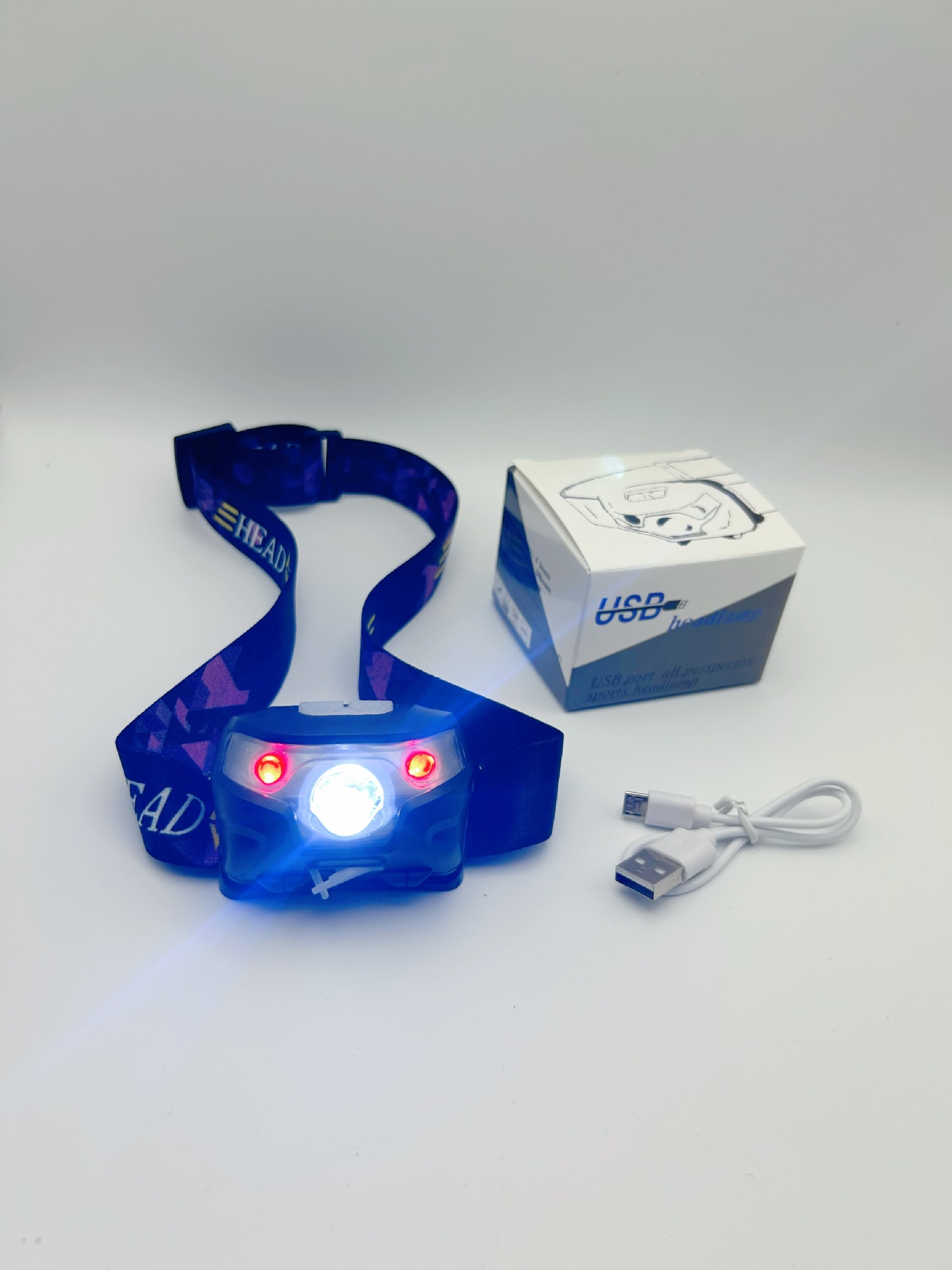 Sin función de inducción Negro: luz fuerte, duración de la batería 10 horas-1200 mA-5 vatios