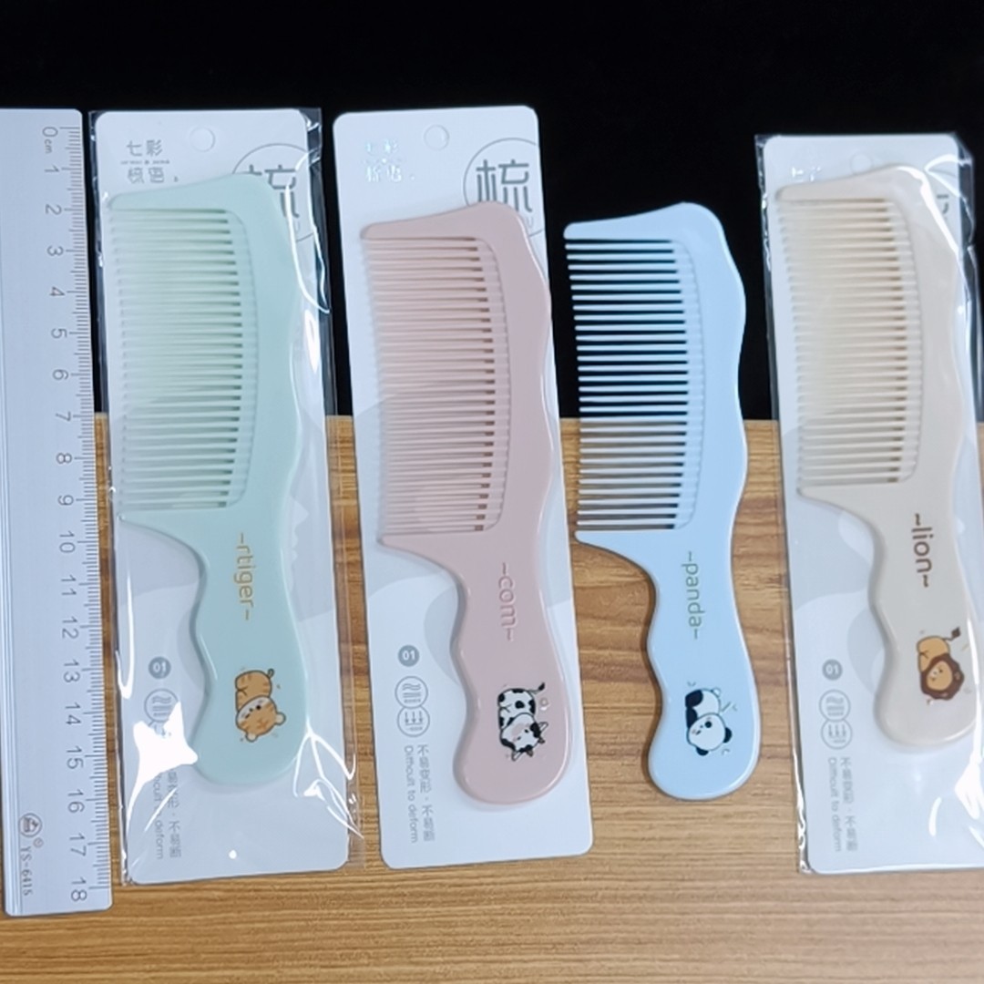 Bonito peine de peinado color macarrón con cojín de aire para masaje, adecuado para uso doméstico y dormitorios estudiantiles, cepillo de pelo de plástico suave con cojín de aire.