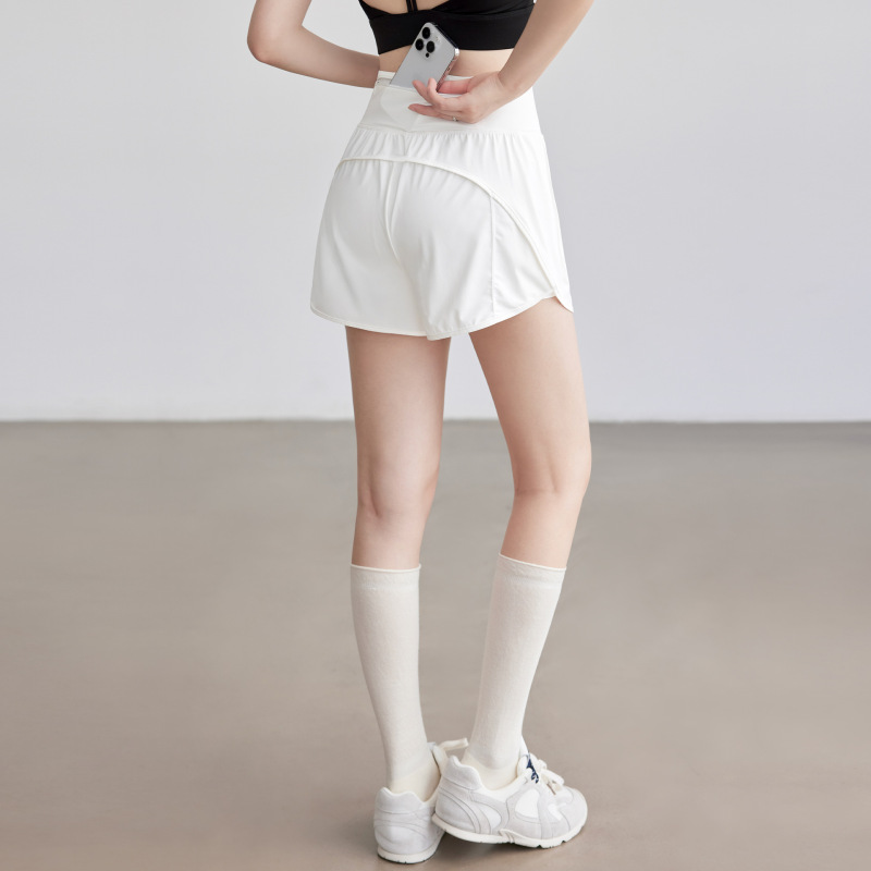 夏ピラティススポーツショーツ女性の露出防止痩身 3 点ランニングジムパンツ 2025 新しいヨガパンツ|undefined