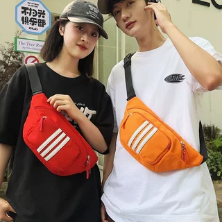男士胸包运动斜挎包2025年夏季新款胸包女百搭高级感手机包腰包