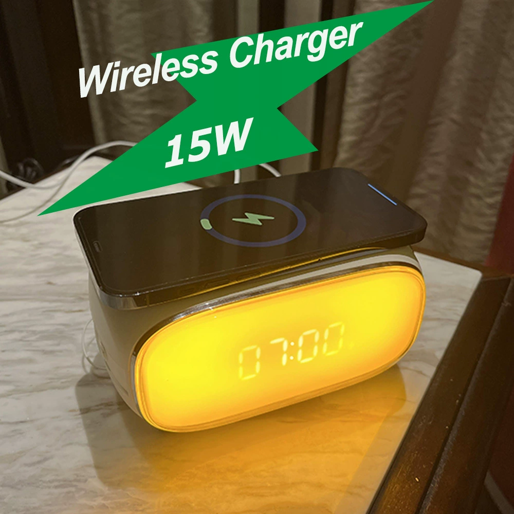 Ночник с музыкой и беспроводным белым шумом, аудиосистема, 15 Вт, Bluetooth
