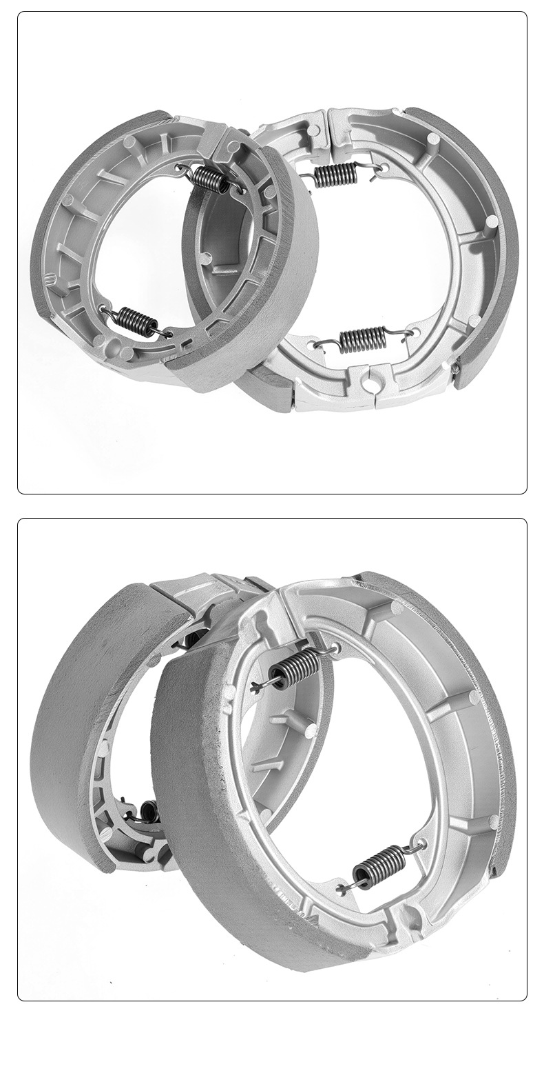 Electric Vehicle Brake Pads, Brake Shoes, Cg125 Wear-Resistant Thickened Universal Brake Shoes, Rear Brake 110 Drum Brake