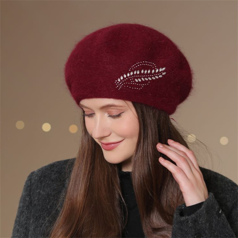 Women's Elegant Basic Solid Color Eaveless Wool Cap display picture 2