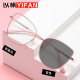 Cross-border trade color-changing anti-blue light glasses retro anti-blue light metal European and American style ins cat-eye glasses frame for women