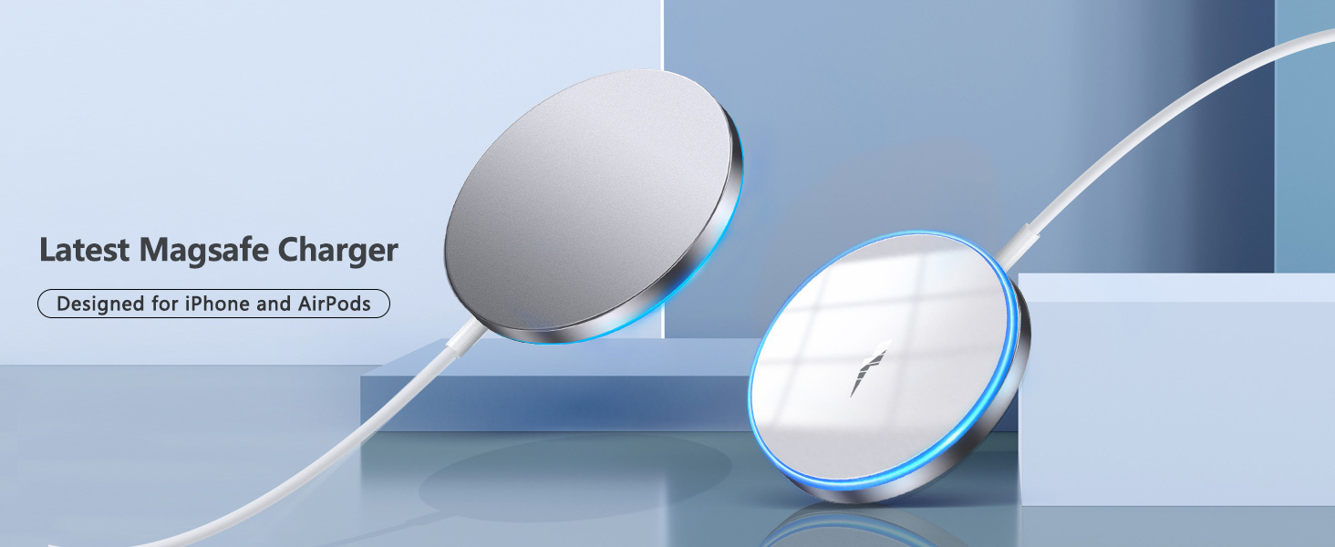 Caricabatterie wireless magnetico singolo - Prodotto di e-commerce molto popolare per telefoni_voghion.com