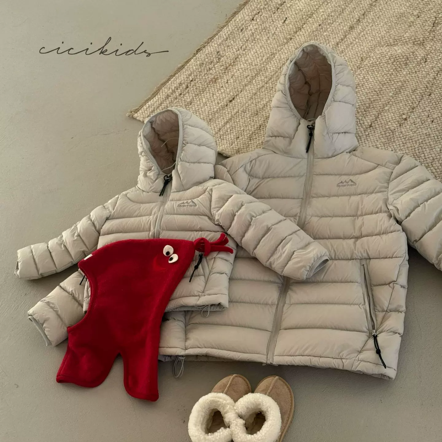 冬季韩版休闲运动亲子款儿童杜邦三防安心90白鸭绒排骨羽绒服外套