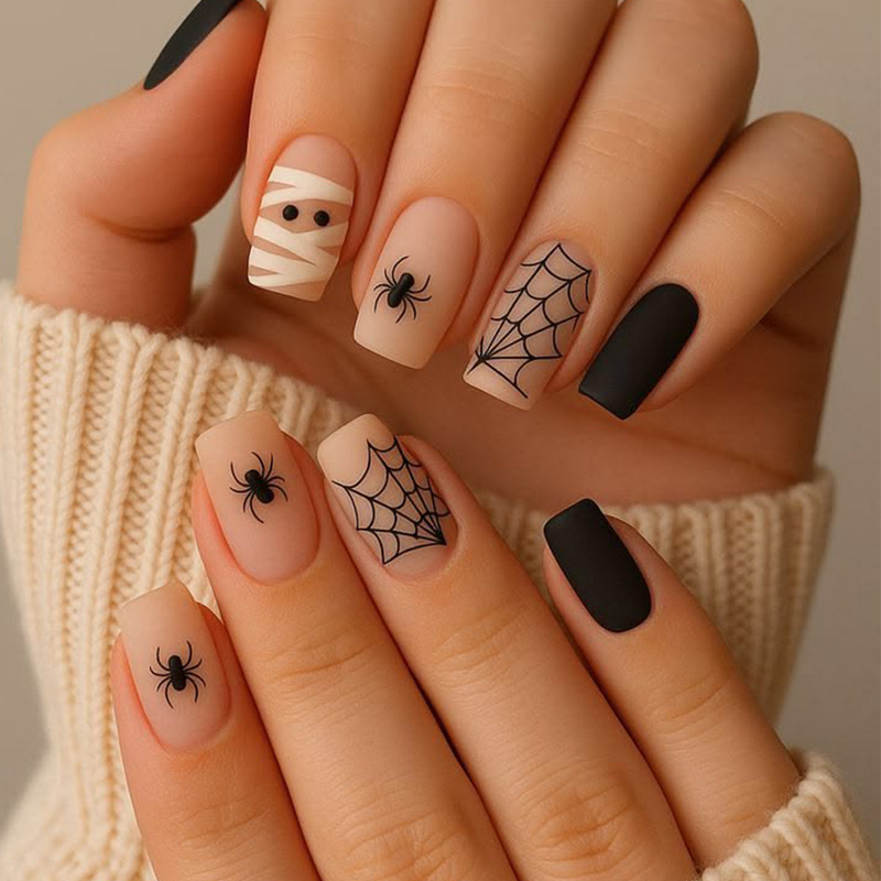 Cross-Border Hot-Selling Halloween Scar and Scratch Nail Stickers, Glow-In-The-Dark Ghost and Skeleton Adhesive Nail Stickers Cross-Border Hot-Selling Halloween Scar and Scratch Nail Stickers, Glow-In-The-Dark Ghost and Skeleton Adhesive Nail Stickers