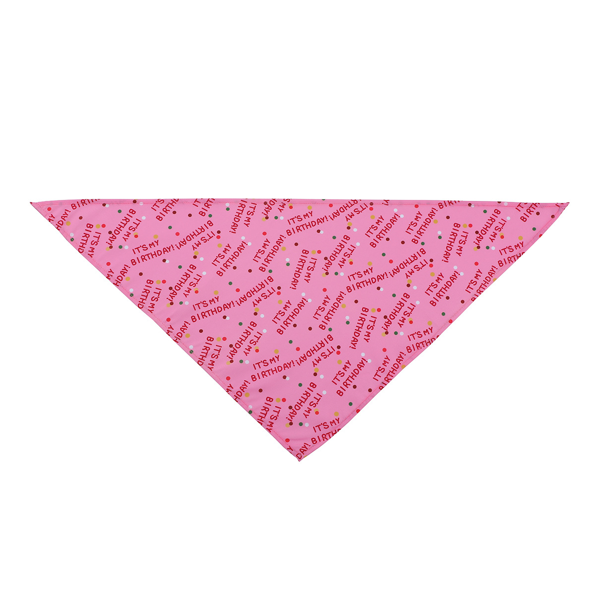 Toalla de saliva de cumpleaños para mascotas nueva transfronteriza Toalla triangular para perros Accesorios para mascotas Toalla para mascotas Toalla para perros