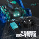 Six-wheel stunt tank remote control children can launch rechargeable light music gesture induction boy toy wholesale