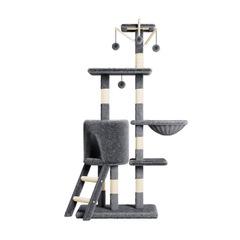 Pet cat climbing frame, cat bed, cat tree integrated scratching post, large cat tower, cat scratching board toy, jumping platform, cat villa, cat supplies