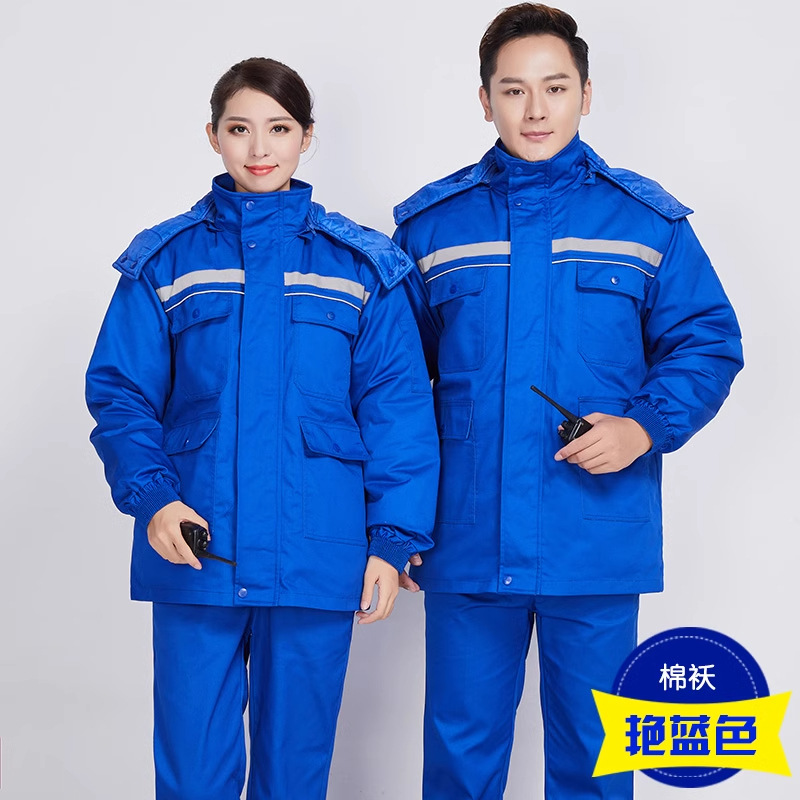 invierno antiestático ropa de trabajo chaqueta de algodón estación de servicio de petróleo y petroquímico ropa de algodón construcción de gas explosión ropa de algodón química