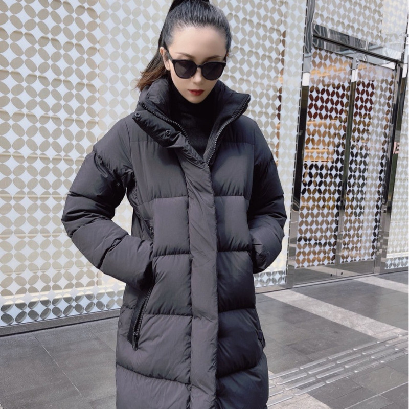 2024 Winter Big Goose down Jacket Women's Mid-Length New Bread Jacket 2610lb Korean Style Warm Jacket Ready in Stock