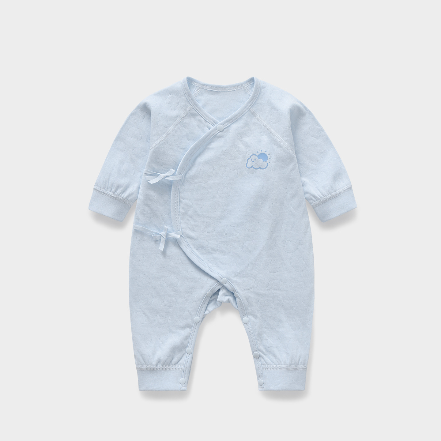 Ropa de bebé recién nacido primavera y otoño nacido algodón 0 delgado marzo monje bottom harpa recién nacido bata bata