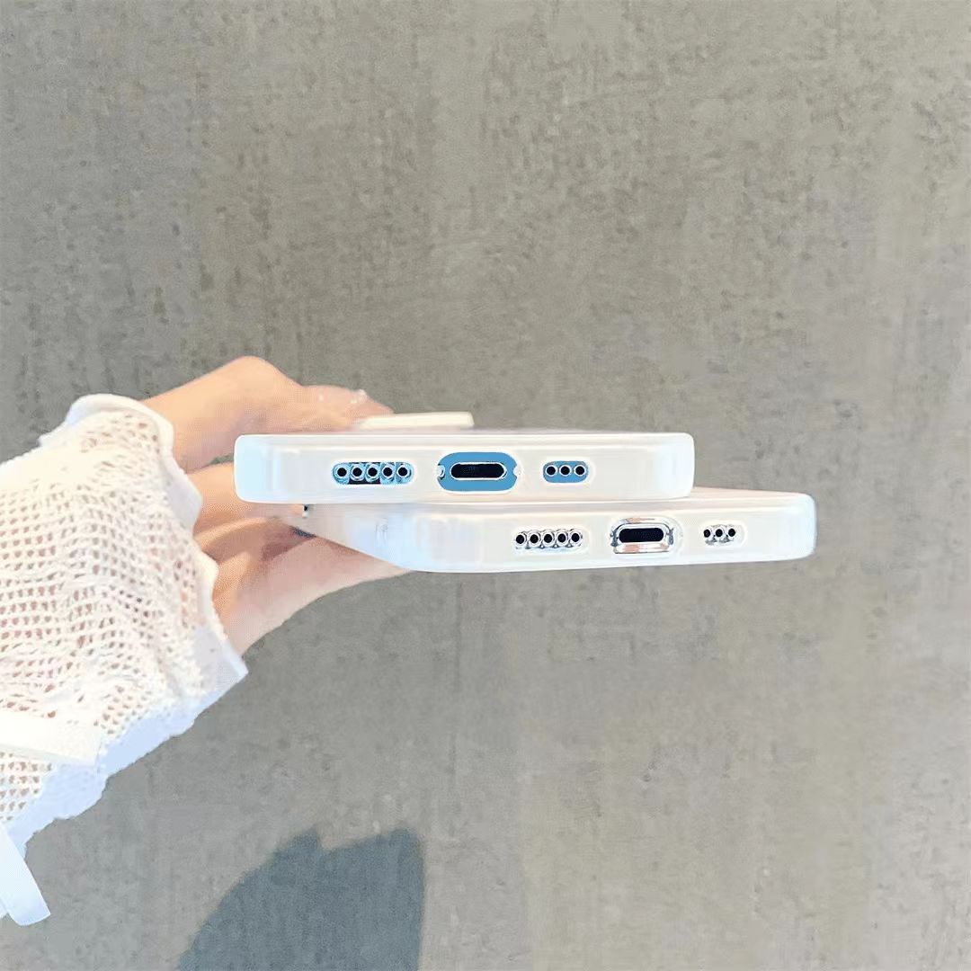 Nuevo conejo feliz para iPhone 16 funda para teléfono móvil Apple 15promax/14 anti-caída 13pro12 chica