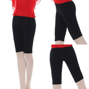 Dance Gege Factory Practice Pants Children's Female Square Dance Pants Sports Modern Body Yoga Dance Pants Five-point Pants